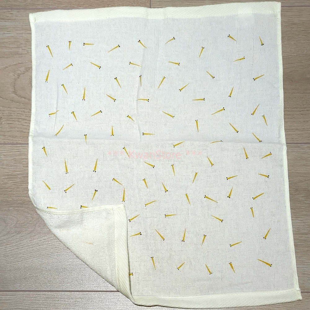 [特價]日本製 毛巾 泉州毛巾 方巾 麻紗毛巾 純棉製造 長毛巾 (小魚)-規格圖8