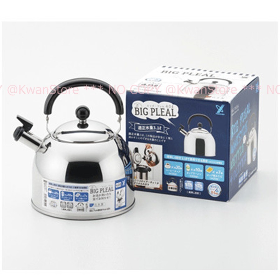 [原價1880][4L~亮面]日本製 吉川笛壺 304不鏽鋼笛音壺 茶壺 開水壺~IH可-細節圖2