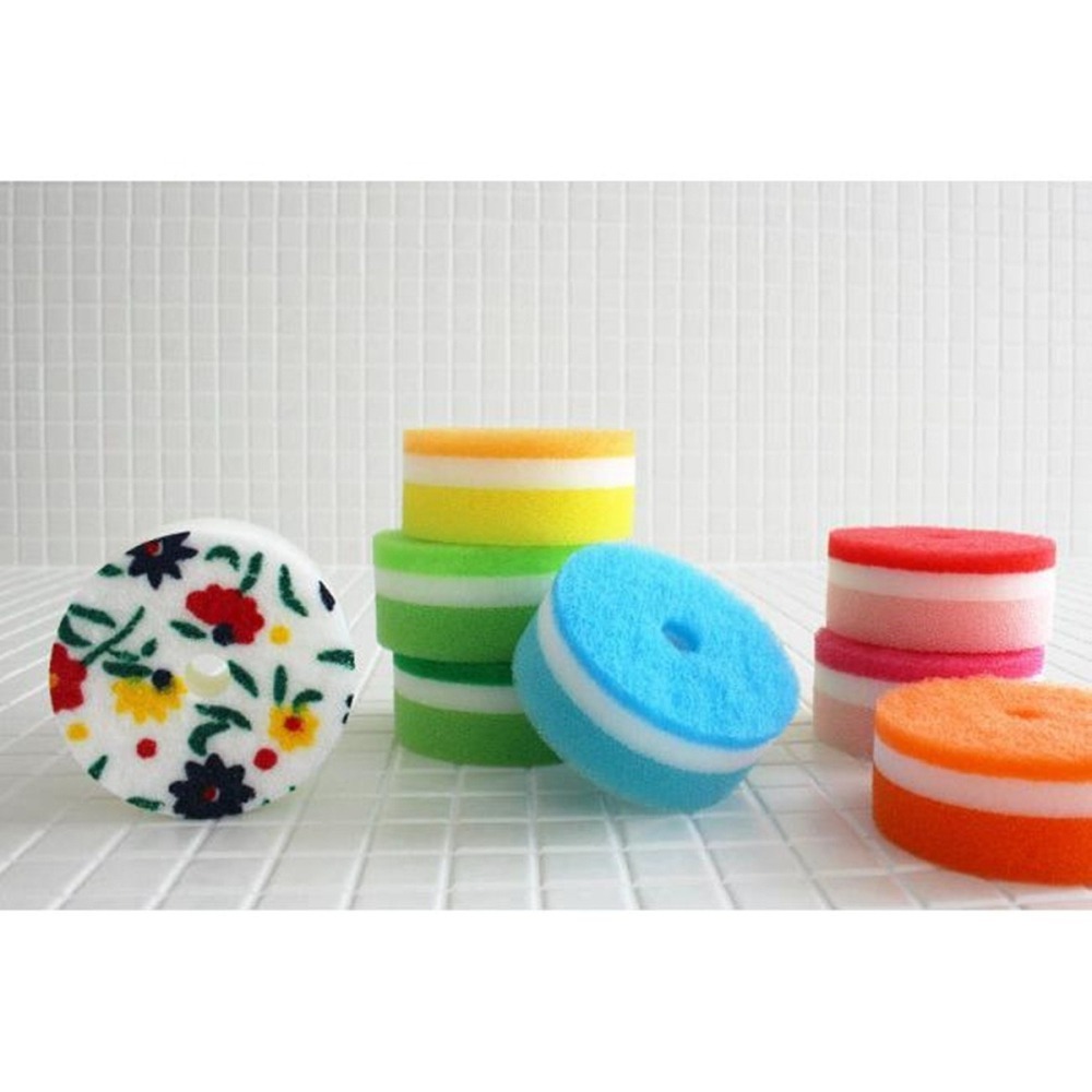 日本製 MARNA馬卡龍菜瓜布 三層構造~紅/桃紅/橘/黃/綠/淺綠/藍任選-細節圖4