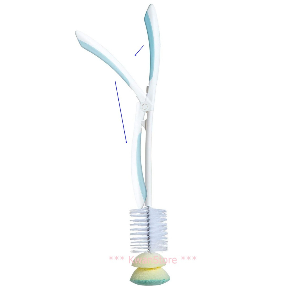 日本製 Mameita 摺疊瓶刷 長刷 保溫瓶刷 杯刷 刷子-細節圖3