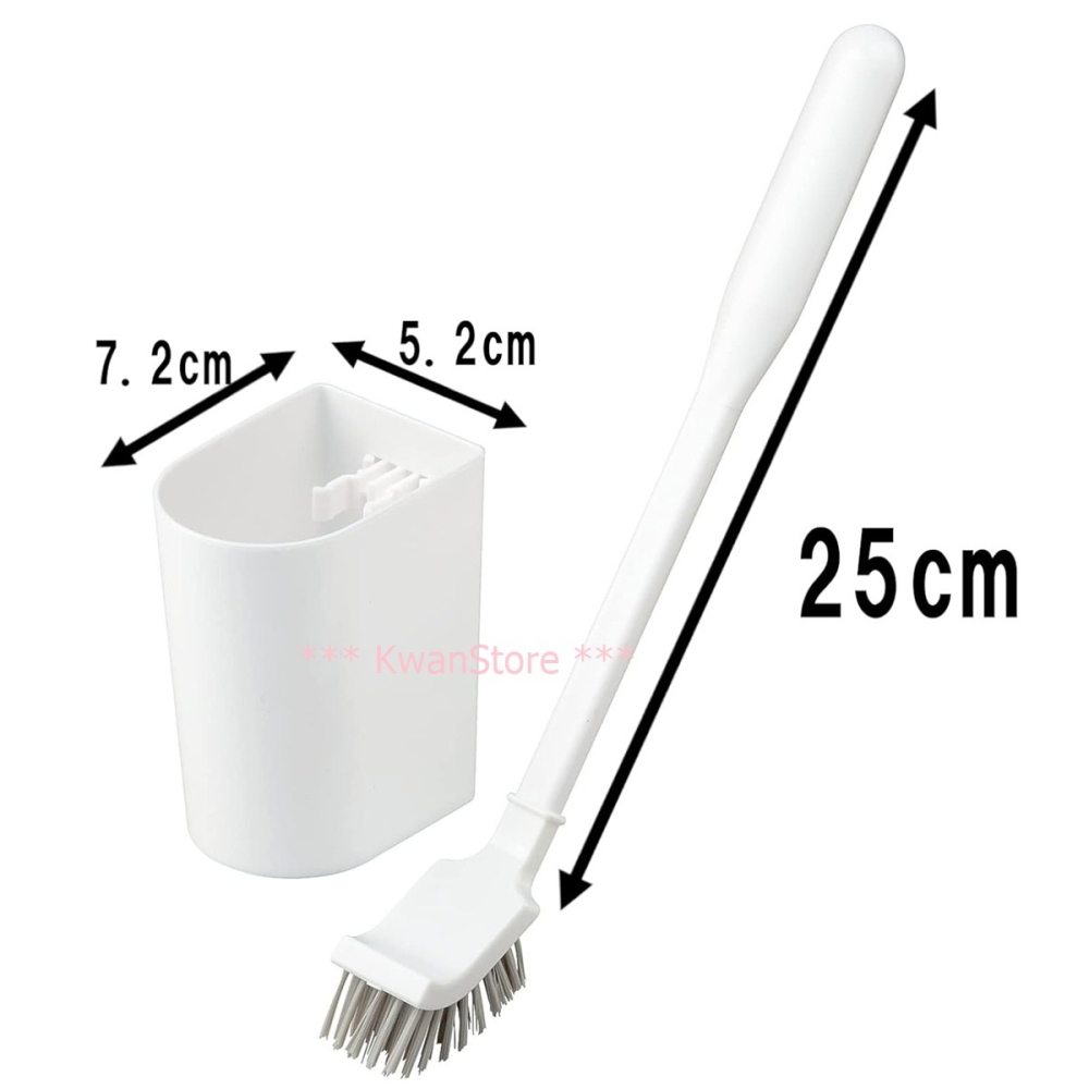 日本製 Mameita 馬桶刷附盒 刷子-細節圖3