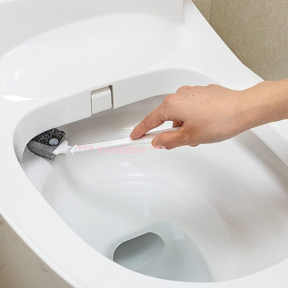 日本製 Mameita 馬桶刷附盒 刷子~刷頭特殊材質-細節圖4