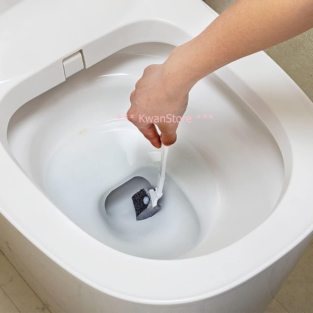 日本製 Mameita 馬桶刷附盒 刷子~刷頭特殊材質-細節圖5