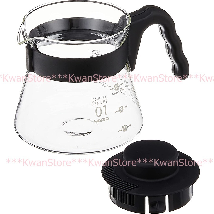 日本製 Hario V60咖啡壺 玻璃壺 花茶壺 泡茶壺 耐熱玻璃 微波爐可用~V60 coffer server-細節圖8