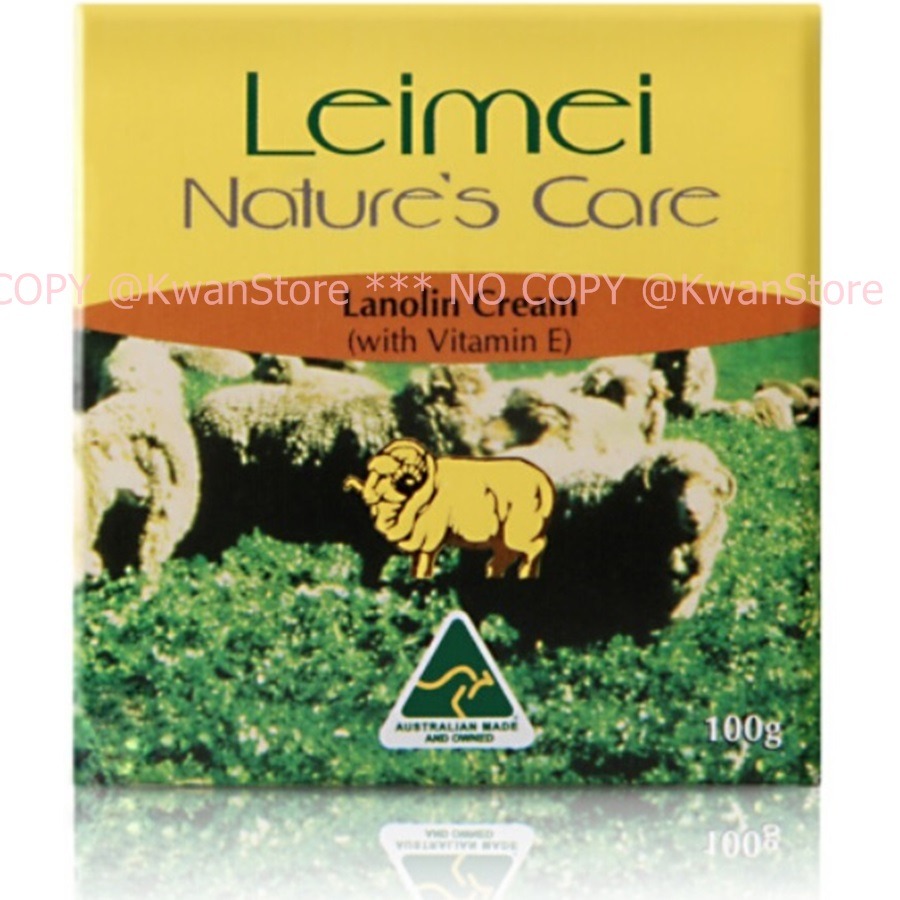 [100g]澳洲製 Nature Care 羊毛脂乳霜 Leimei Lanolin Cream (含維他命E)-細節圖3