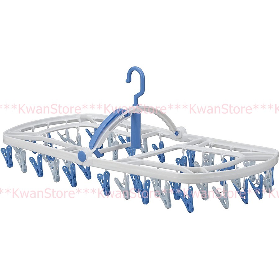 [44夾]日本進口 洗濯先生 摺疊式衣架 曬衣架 晾衣架 曬衣夾 吊掛衣夾 折疊衣架~內外層衣架-細節圖4