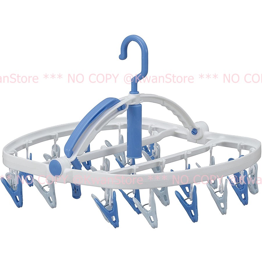 [24夾]日本進口 洗濯先生 摺疊式衣架 曬衣架 晾衣架 曬衣夾 吊掛衣夾 折疊衣架-細節圖4