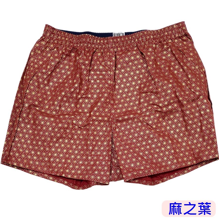 [特價][M~LL無開檔]日本製~粋~和風短褲 四角褲 內褲 四片式平口褲 居家短褲 男女兼用 ~-細節圖6
