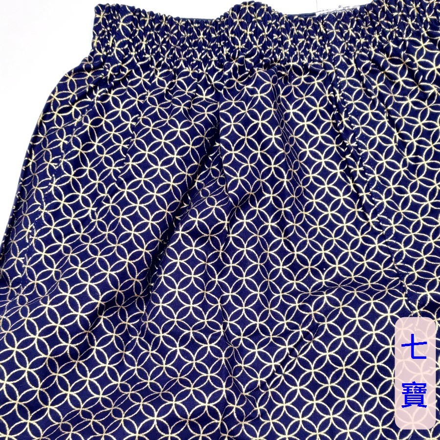 [特價][M~LL無開檔]日本製~粋~和風短褲 四角褲 內褲 四片式平口褲 居家短褲 男女兼用 ~-規格圖10