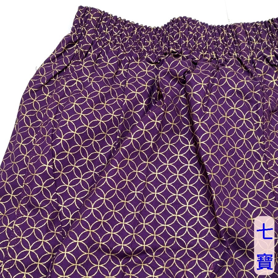 [特價][M~LL無開檔]日本製~粋~和風短褲 四角褲 內褲 四片式平口褲 居家短褲 男女兼用 ~-規格圖10