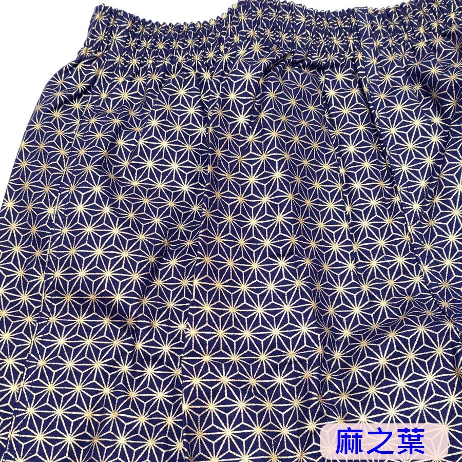 [特價][M~LL無開檔]日本製~粋~和風短褲 四角褲 內褲 四片式平口褲 居家短褲 男女兼用 ~-規格圖10