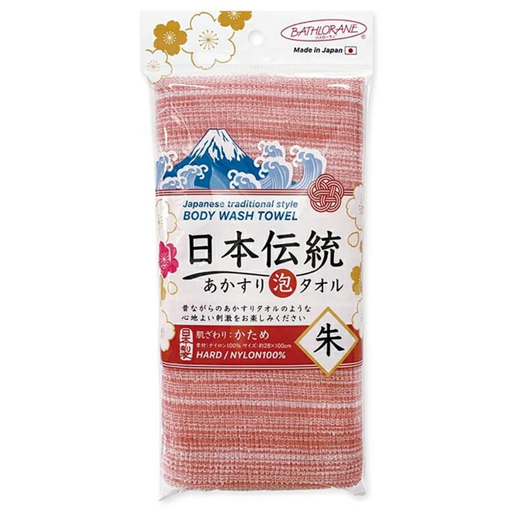 日本製 傳統搓垢澡巾 浴巾 沐浴巾 洗澡巾-規格圖8