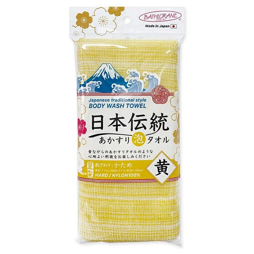 日本製 傳統搓垢澡巾 浴巾 沐浴巾 洗澡巾-規格圖8