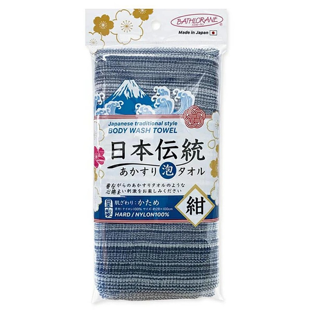 日本製 傳統搓垢澡巾 浴巾 沐浴巾 洗澡巾-規格圖8