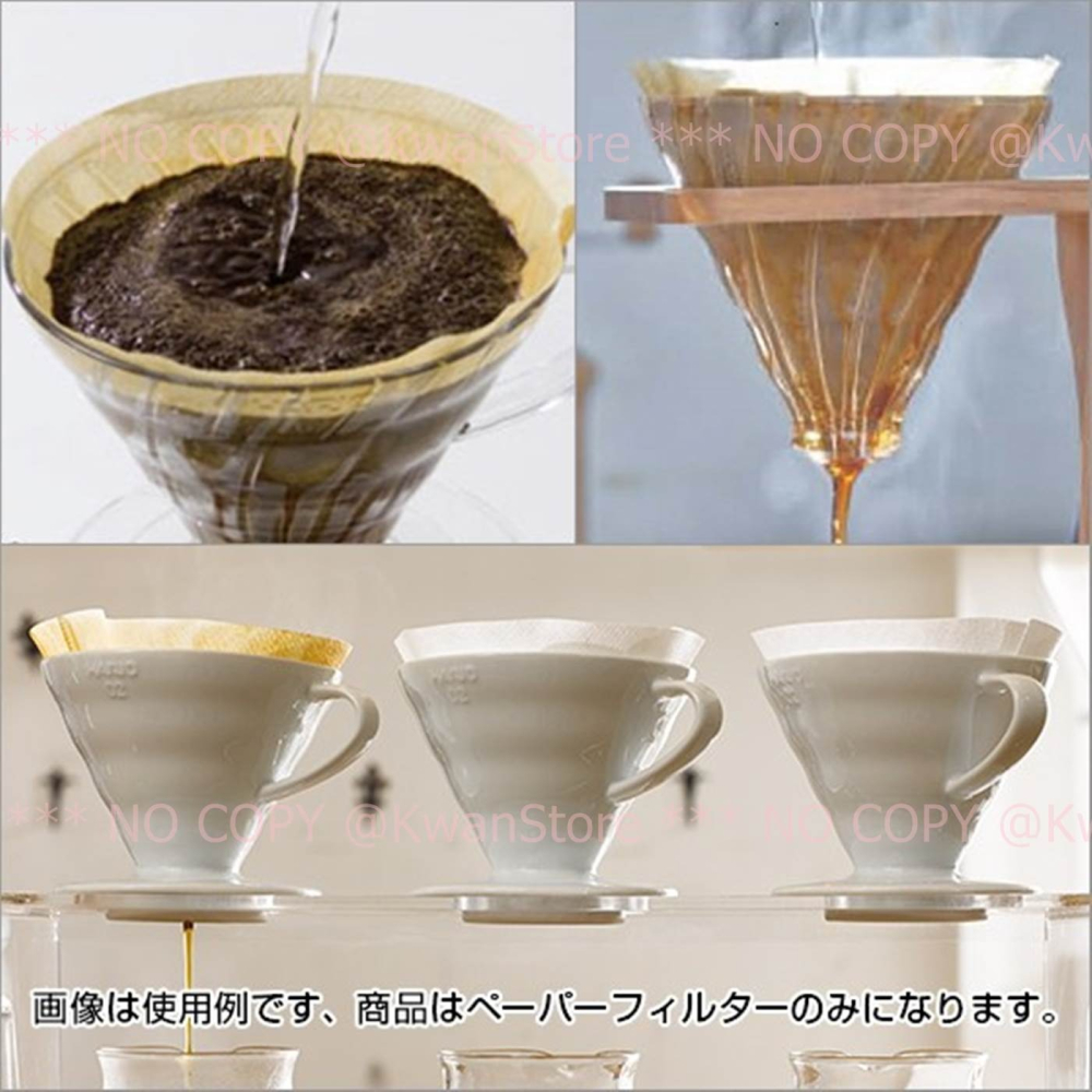 [100枚]日本製 Hario V60咖啡濾紙 圓錐濾紙-細節圖4