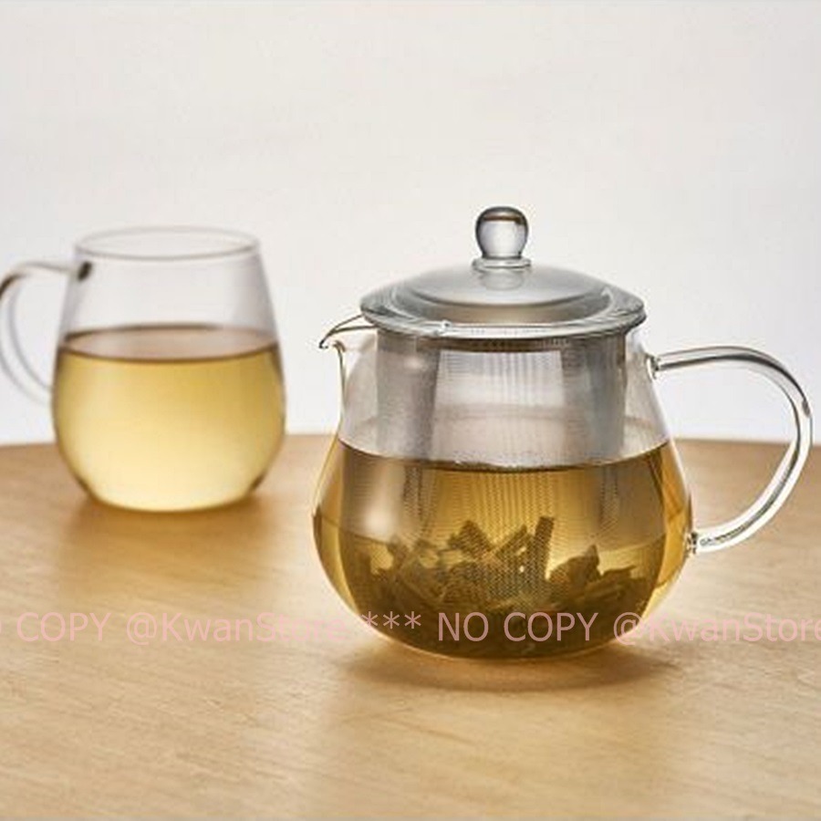 [450/700ml] 日本製 Hario耐熱玻璃壺 泡茶壺 花茶壺 (附不銹鋼網)-細節圖3