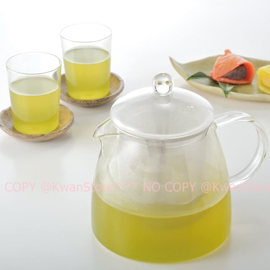 [700ml]日本製Hario(CHEN-70)耐熱玻璃壺 花茶壺 泡茶壺 冷水壺 (附不鏽鋼網)-細節圖3