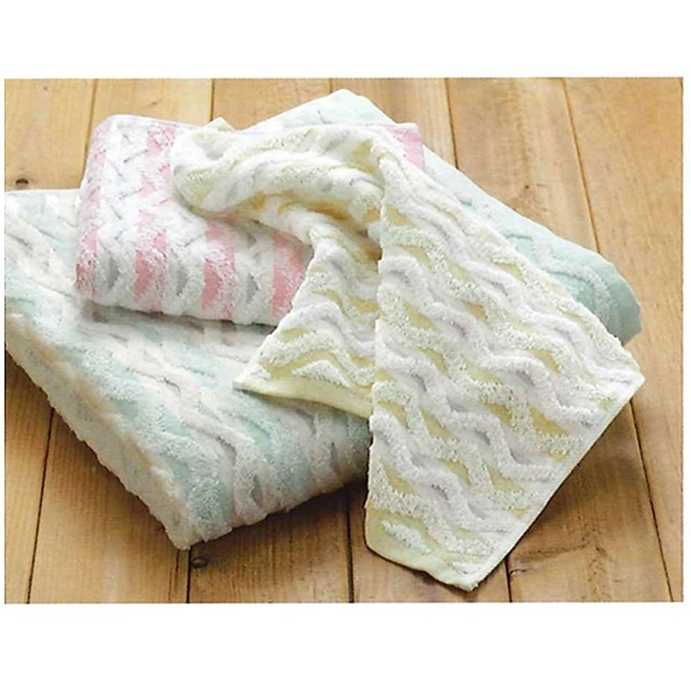 日本製 今治毛巾 方巾 浴巾 優質吸水性韌性~馬賽克 BGR/P/Y-細節圖3