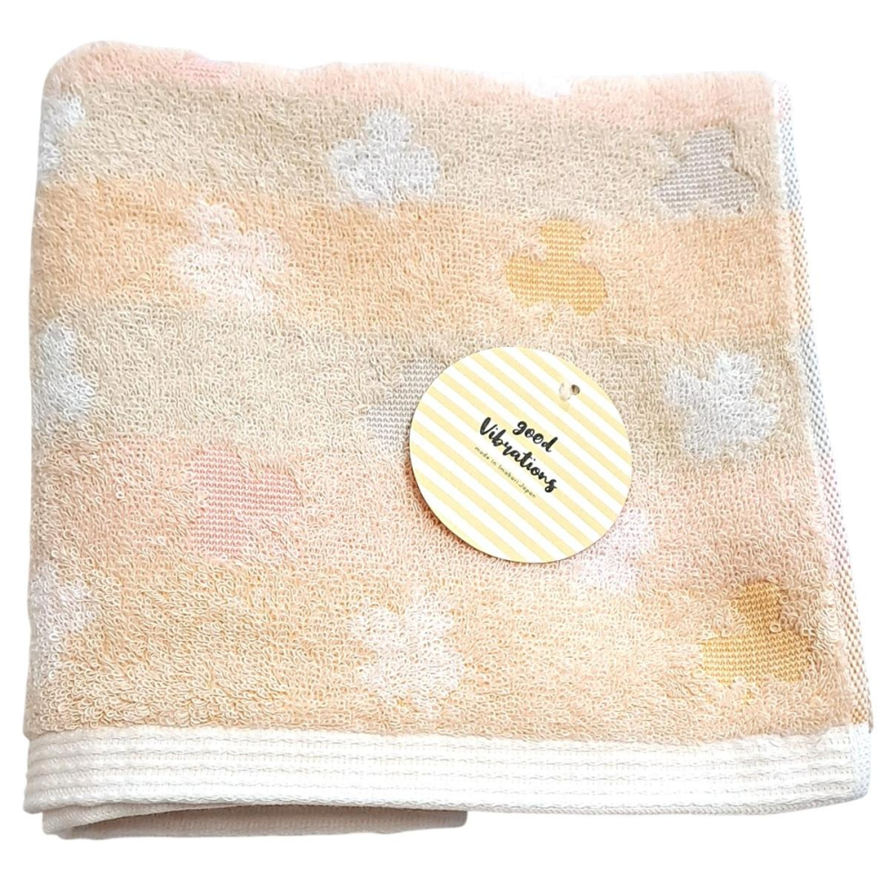 日本製 今治毛巾 方巾 浴巾 甘撚系棉線~三葉草 BE/GR/P-細節圖6