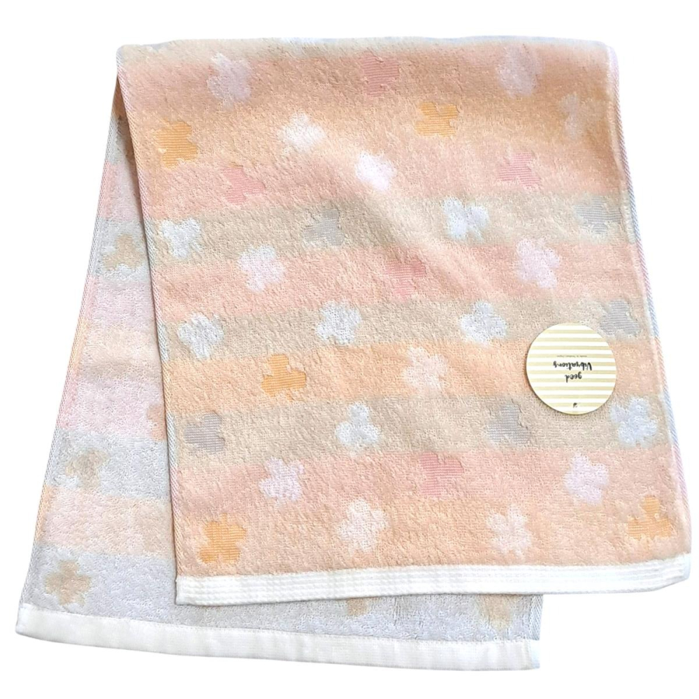 日本製 今治毛巾 方巾 浴巾 甘撚系棉線~三葉草 BE/GR/P-細節圖7