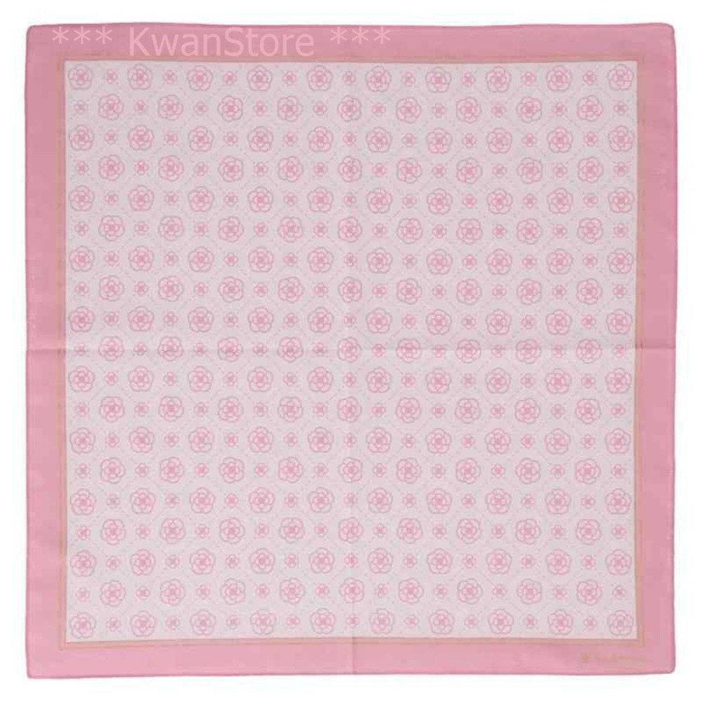 [58*58]日本製 CLATHAS山茶花 手帕 專櫃品牌 純棉手帕 大方巾 領巾 絲巾 圍巾-細節圖6