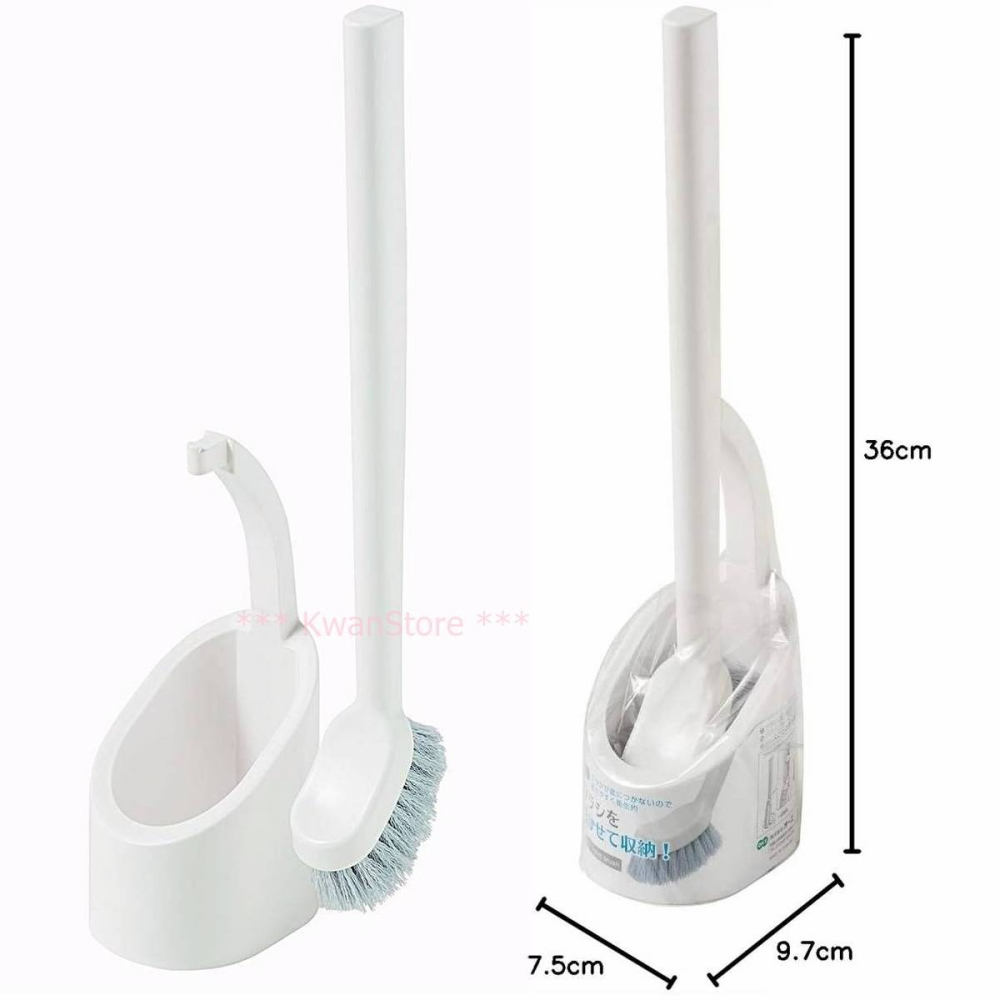 日本進口 OHE馬桶刷組 清潔刷 附盒 懸掛漂浮設計-細節圖2