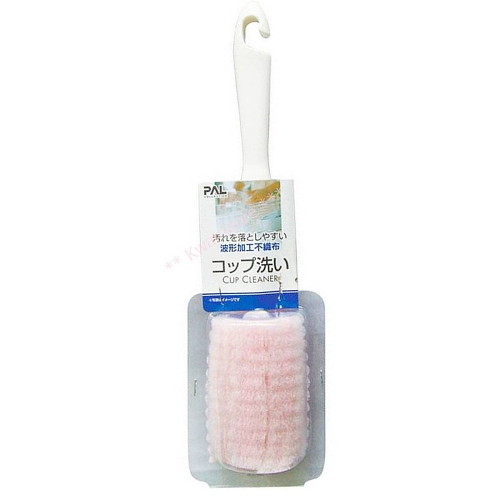 日本進口 PAL 波紋加工杯刷 瓶刷 海綿~顏色隨機出貨-細節圖5