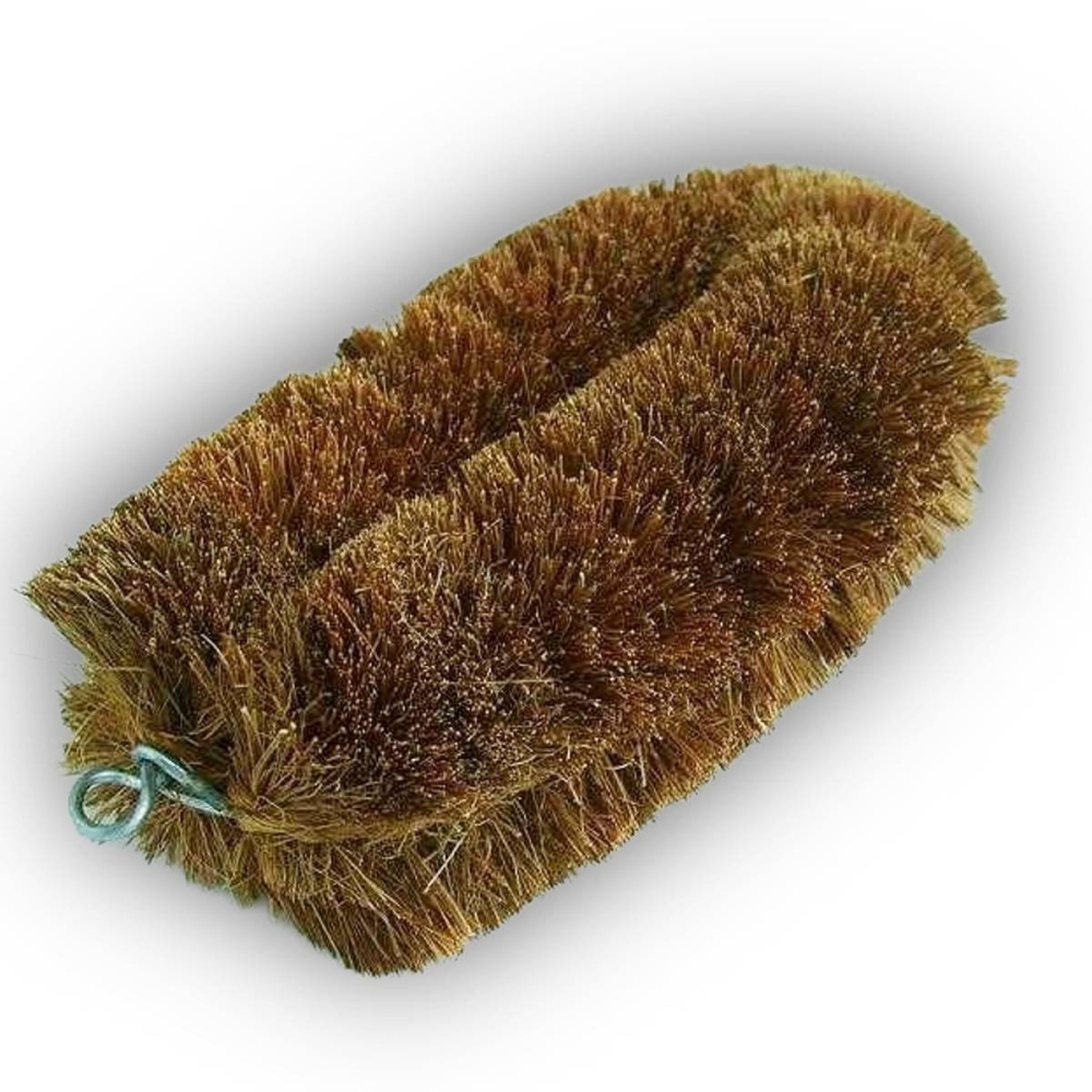 (大) 日本進口 PAL棕櫚刷 鍋刷 菜瓜布 野菜刷 天然椰殼纖維 質地堅韌-細節圖4