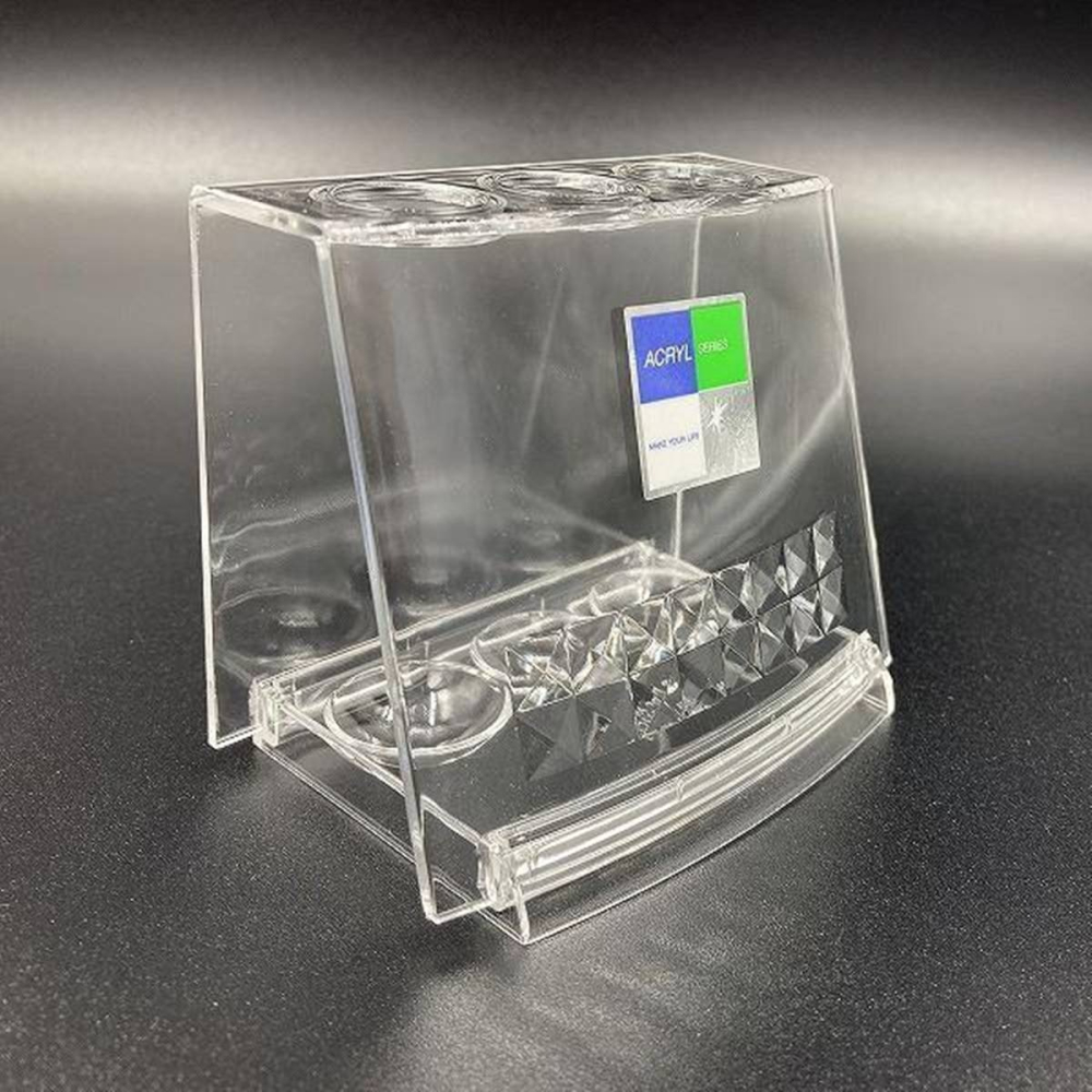 日本製 Inomata 牙刷架 水晶透明牙刷收納架-細節圖4