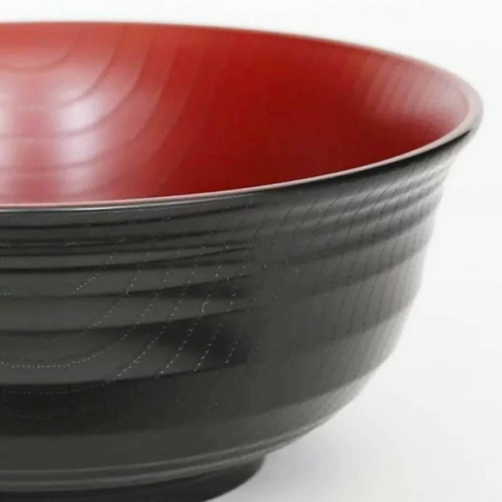 日本製 Tanaka仿木紋麵碗 拉麵碗 大碗公(非木製品)-細節圖2