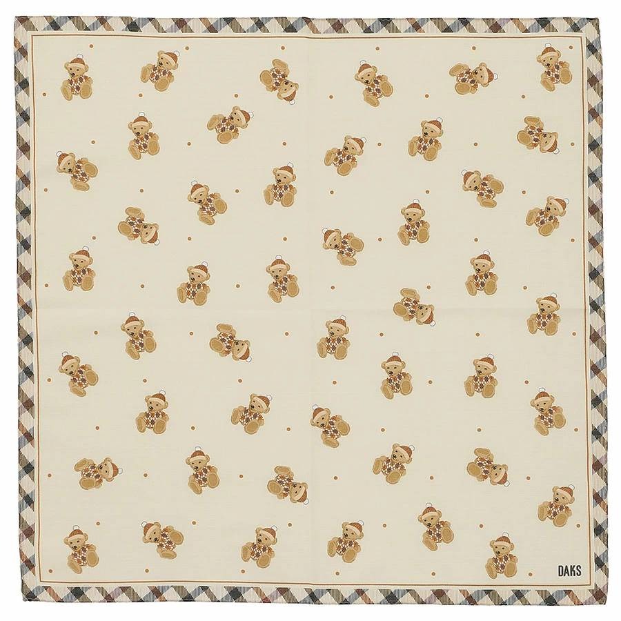 [48*48]日本製 DAKS 女士手帕 棉質手帕 純棉方巾 領巾 絲巾-細節圖3