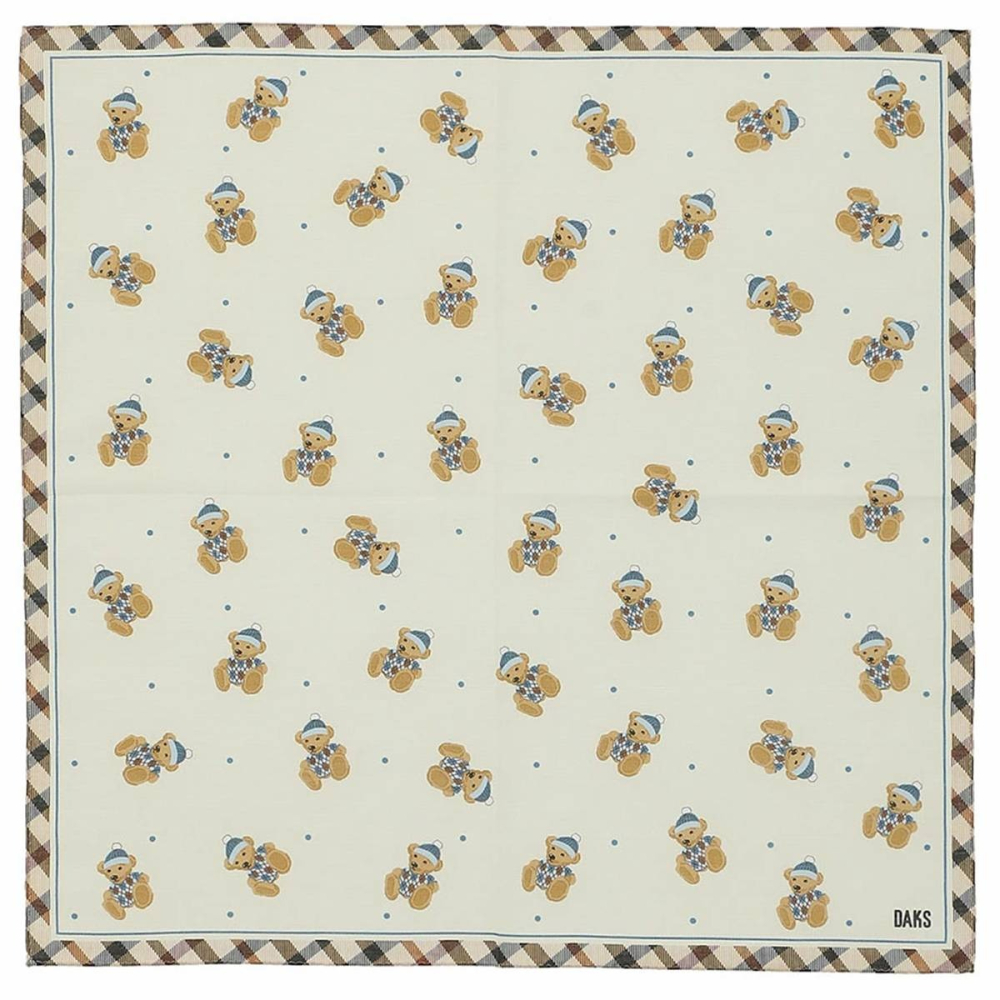 [48*48]日本製 DAKS 女士手帕 棉質手帕 純棉方巾 領巾 絲巾-細節圖5