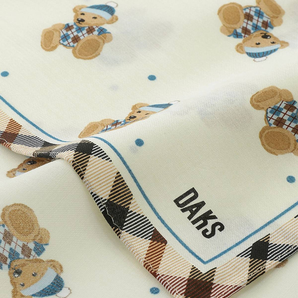 [48*48]日本製 DAKS 女士手帕 棉質手帕 純棉方巾 領巾 絲巾-細節圖6