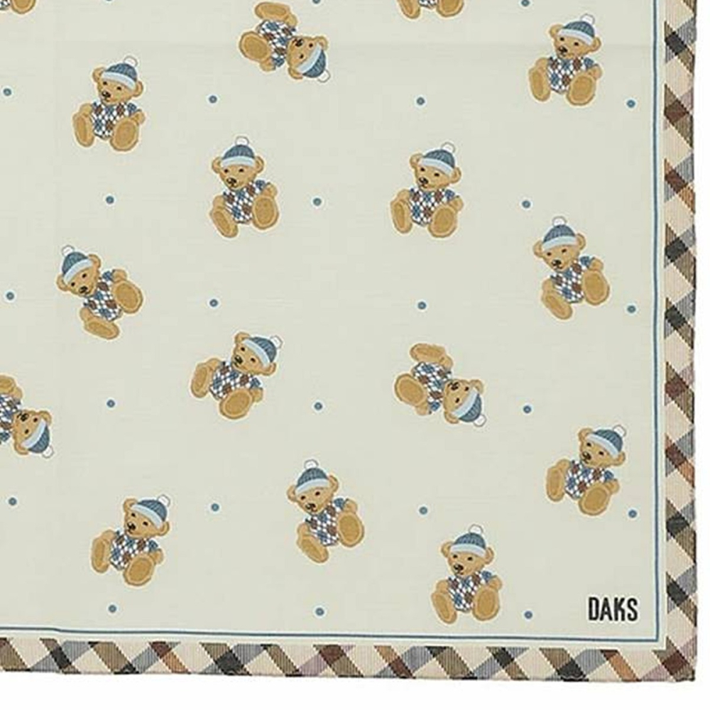 [48*48]日本製 DAKS 女士手帕 棉質手帕 純棉方巾 領巾 絲巾-細節圖8