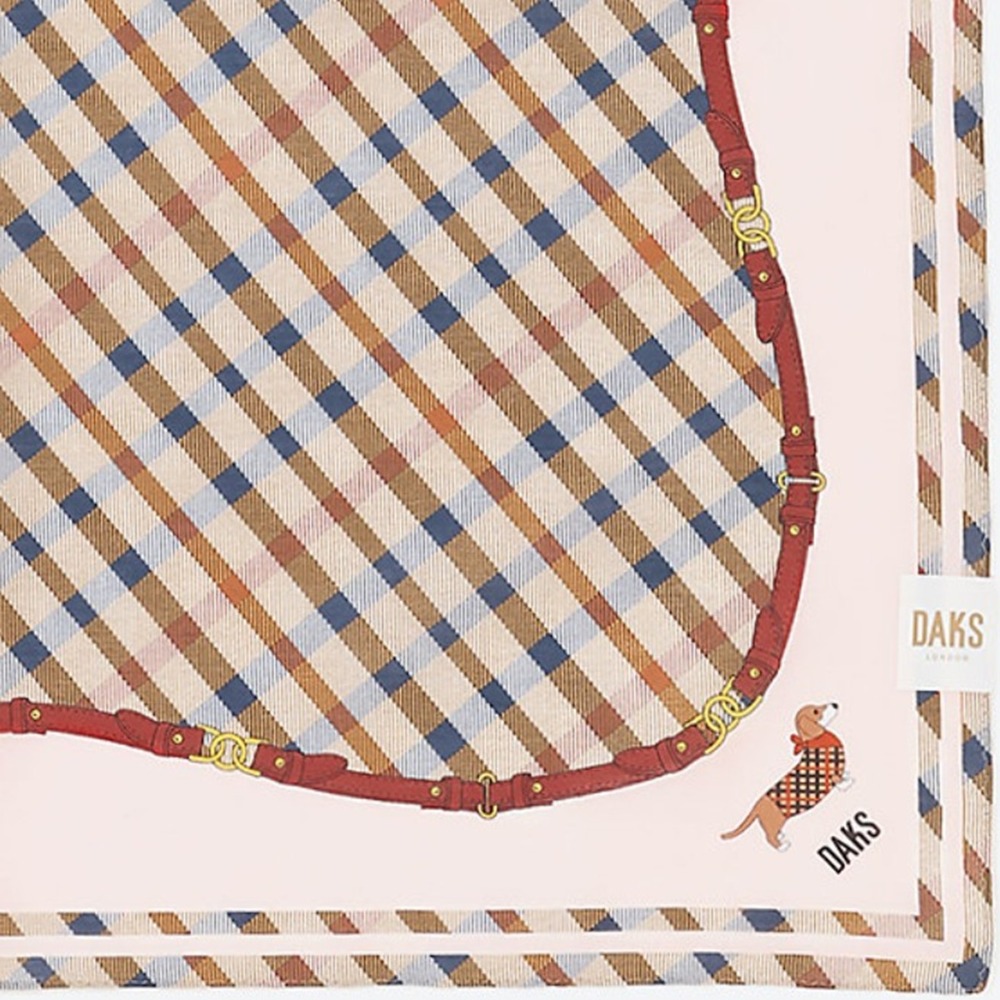 [48*48]日本製 DAKS 女士手帕 棉質手帕 純棉方巾 領巾 絲巾-規格圖8