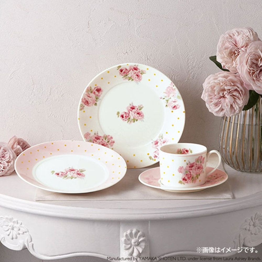 [22cm]日本製 Laura Ashley愛雪麗雙盤組 義麵盤 盤子-細節圖5
