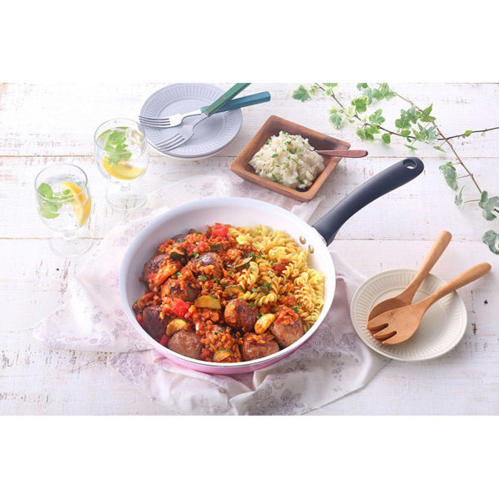 [24cm]日本進口 KYOCERA 京瓷兩耳鍋 湯鍋 兩手鍋 瓦斯爐專用-細節圖6