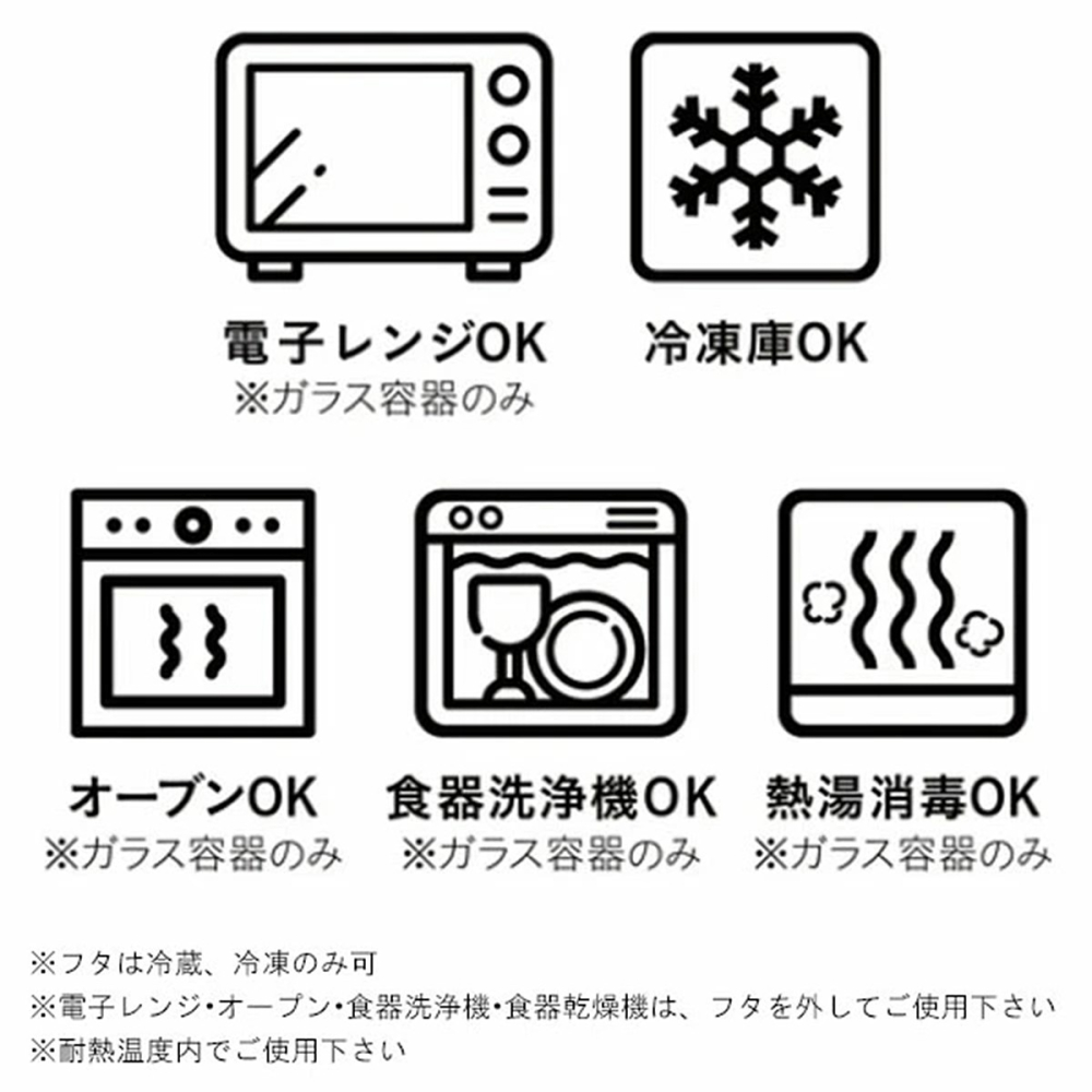 日本進口 CB耐熱玻璃三入保鮮盒 保存盒-細節圖2