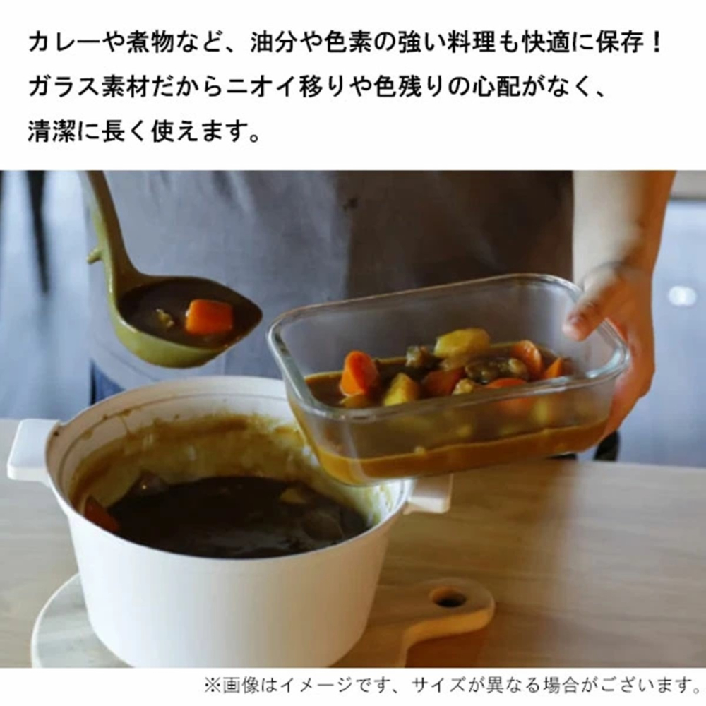 日本進口 CB耐熱玻璃三入保鮮盒 保存盒-細節圖5