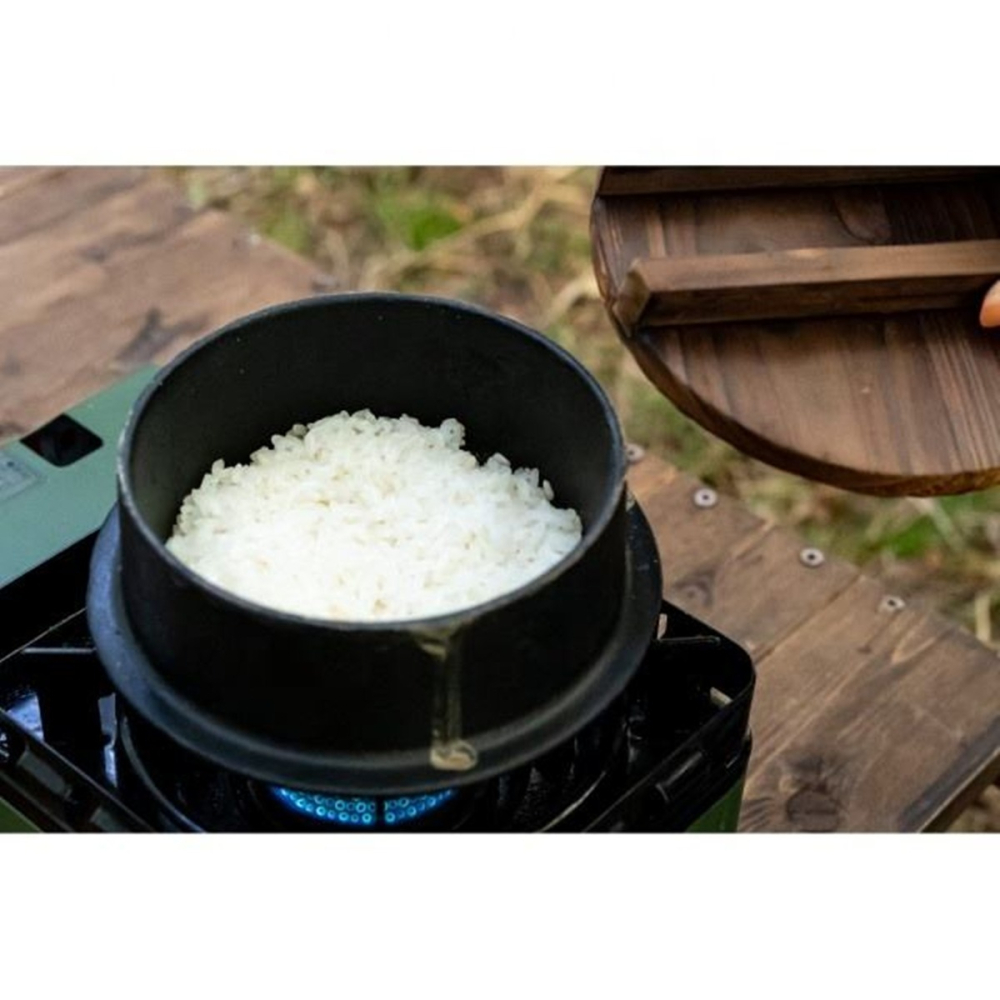 [限時優惠] [18cm]日本製 池永鐵工 鐵釜鐵鍋 鑄鐵鍋 煮飯鍋 也可當個人湯鍋喔-細節圖3