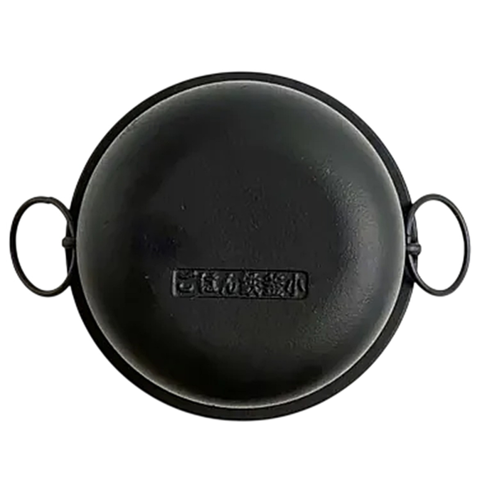 [限時優惠] [18cm]日本製 池永鐵工 鐵釜鐵鍋 鑄鐵鍋 煮飯鍋 也可當個人湯鍋喔-細節圖5