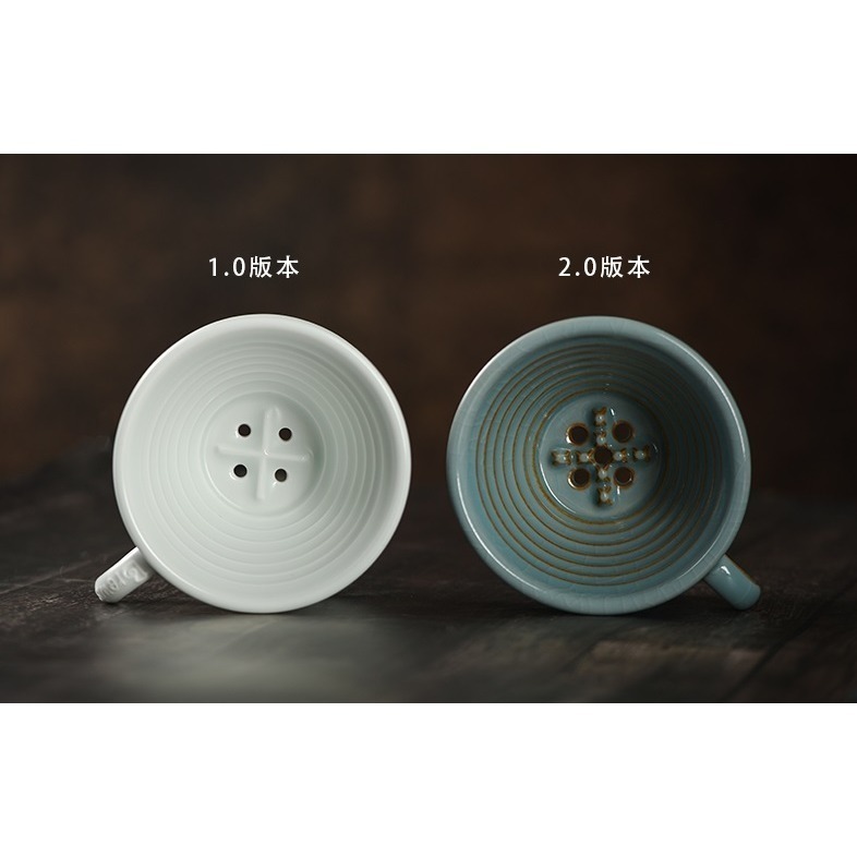 新款 Brewista 蛋糕濾杯 1-2人份 高溫陶瓷濾杯 155蛋糕型 更穩定萃取 冰晶藍 黑曜金 珊瑚色『歐力咖啡』-細節圖11