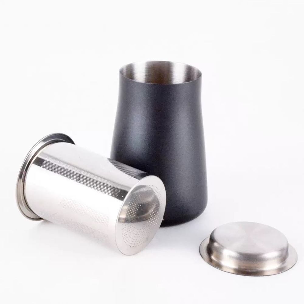 304咖啡篩粉器 不銹鋼篩粉器 篩粉杯 聞香杯 過濾器 接粉杯-細節圖2