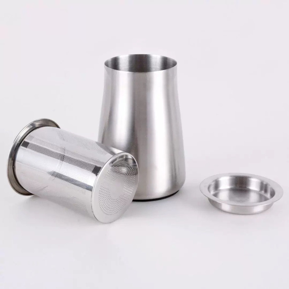 304咖啡篩粉器 不銹鋼篩粉器 篩粉杯 聞香杯 過濾器 接粉杯-規格圖4