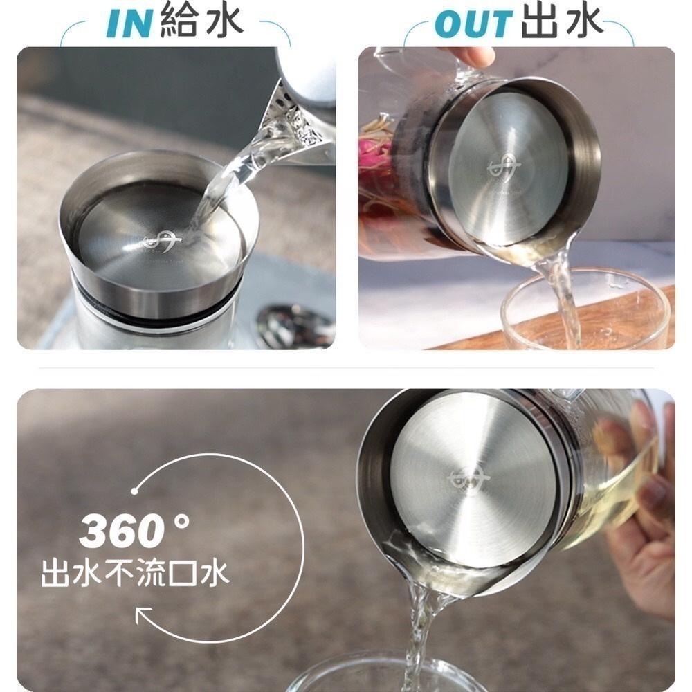 Driver 甘丹茶壺 500ml/ 1000ml 泡茶杯 泡茶壺 沖泡壺 泡茶杯 沏茶 玻璃壺 沖泡茶器『歐力咖啡』-細節圖7