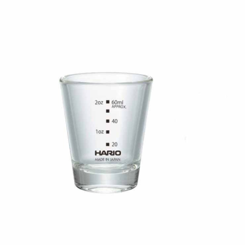 HARIO 黑刻度耐熱玻璃杯 濃縮杯 盎司杯 量杯 咖啡杯 80ml/140ml 日本製『歐力咖啡』