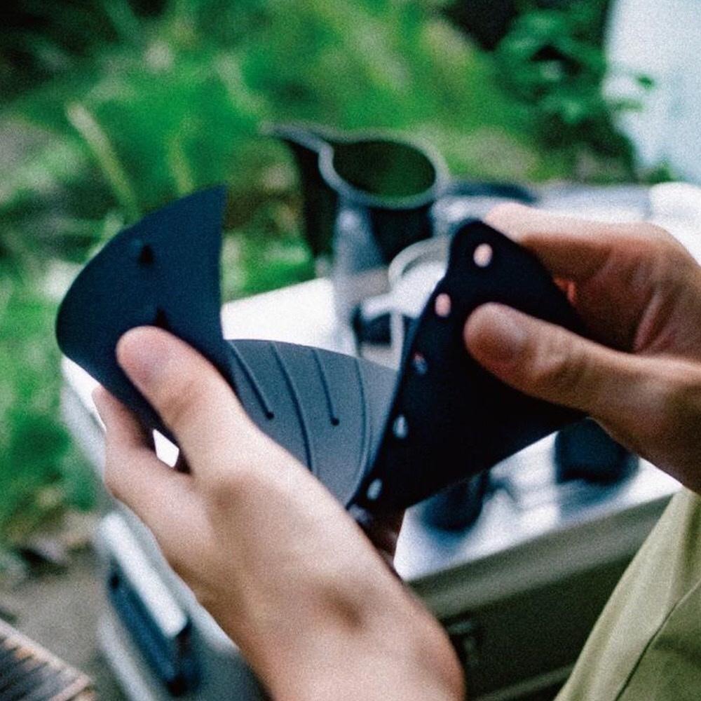 HARIO Zebrang可攜式V60濾杯 露營 可折疊 耐熱『歐力咖啡』-細節圖4