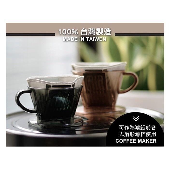 CUG 掛耳式環保濾杯 掛耳濾紙 扇形濾杯 1-2 /2-4杯 可重複使用 18-8鏽鋼『歐力咖啡』-細節圖7