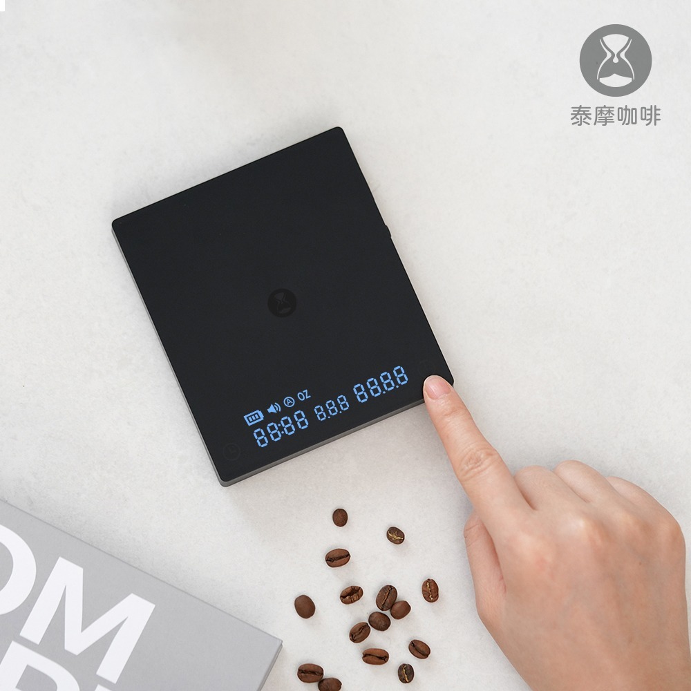 TIMEMORE泰摩 最新版 黑鏡Basic Pro電子秤 流量版 自動沖煮 義式把手秤重記憶 公司貨『歐力咖啡』-細節圖5