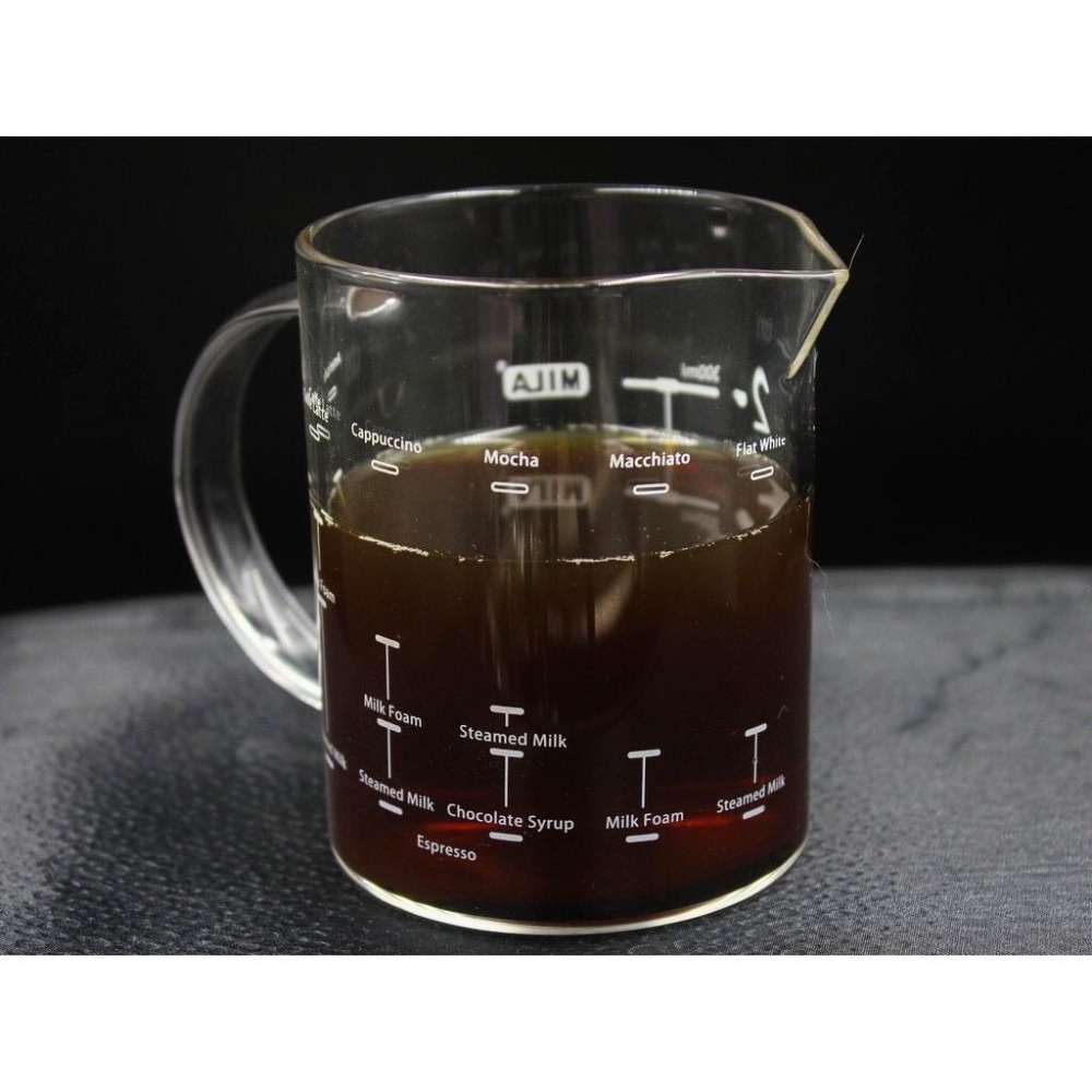 MILA 玻璃咖啡量杯 燒杯 耐熱玻璃 玻璃量杯 刻度量杯 350ml / 650ml『歐力咖啡』-細節圖5